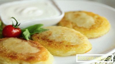 Süzme peynirli patates köftesi