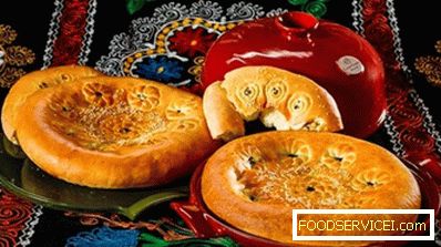 Fırında Özbek tortilla
